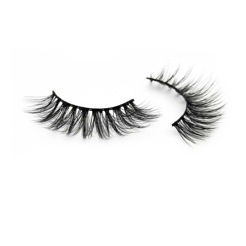 Inquiry for Handmade Dramatic Thick Crossed Cluster False Eyelashes Black Nature 3d silk lashes suppliers XJ35